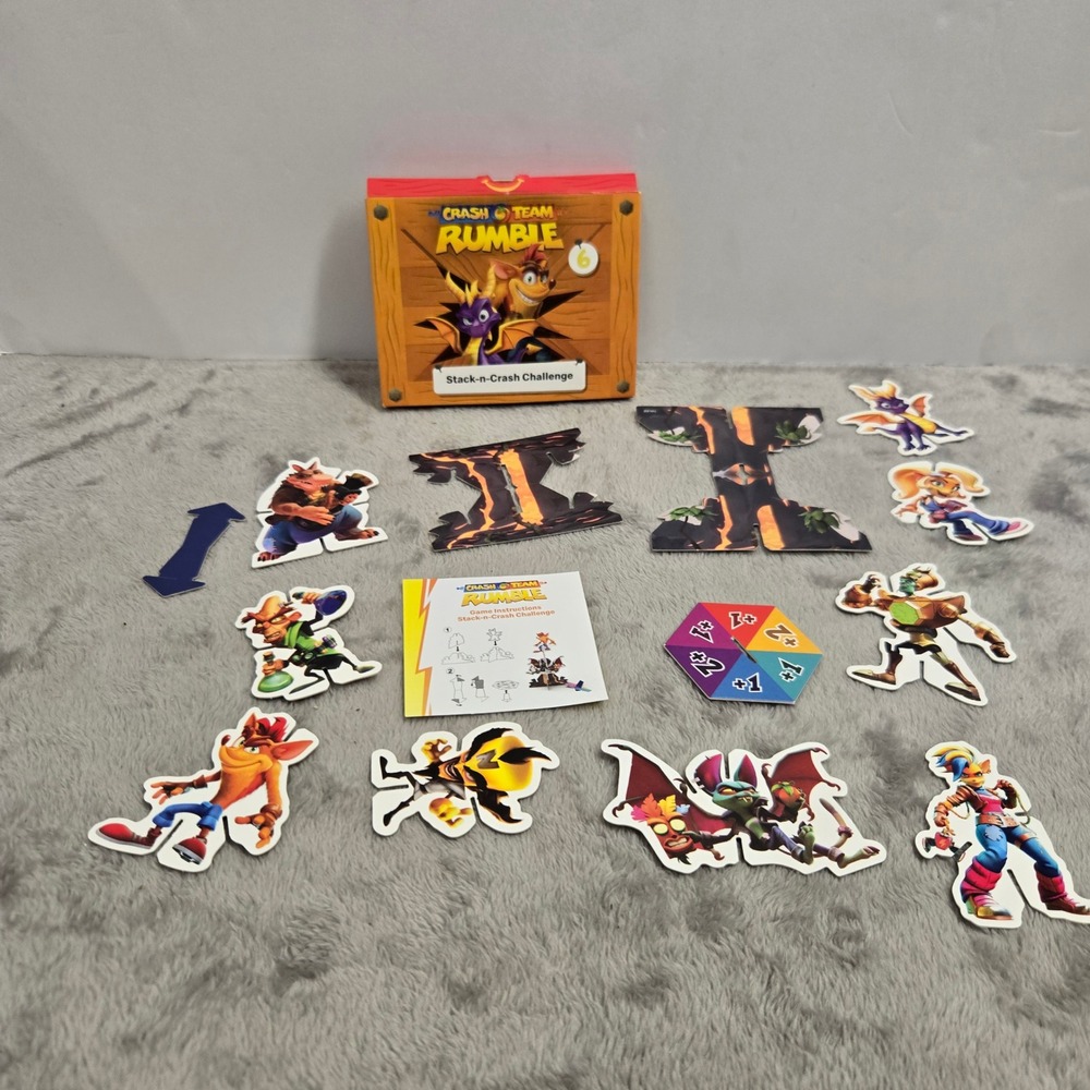 2023 McDonalds Crash Team Rumble Stack-n-Crash Challenge Game Spyro Activision